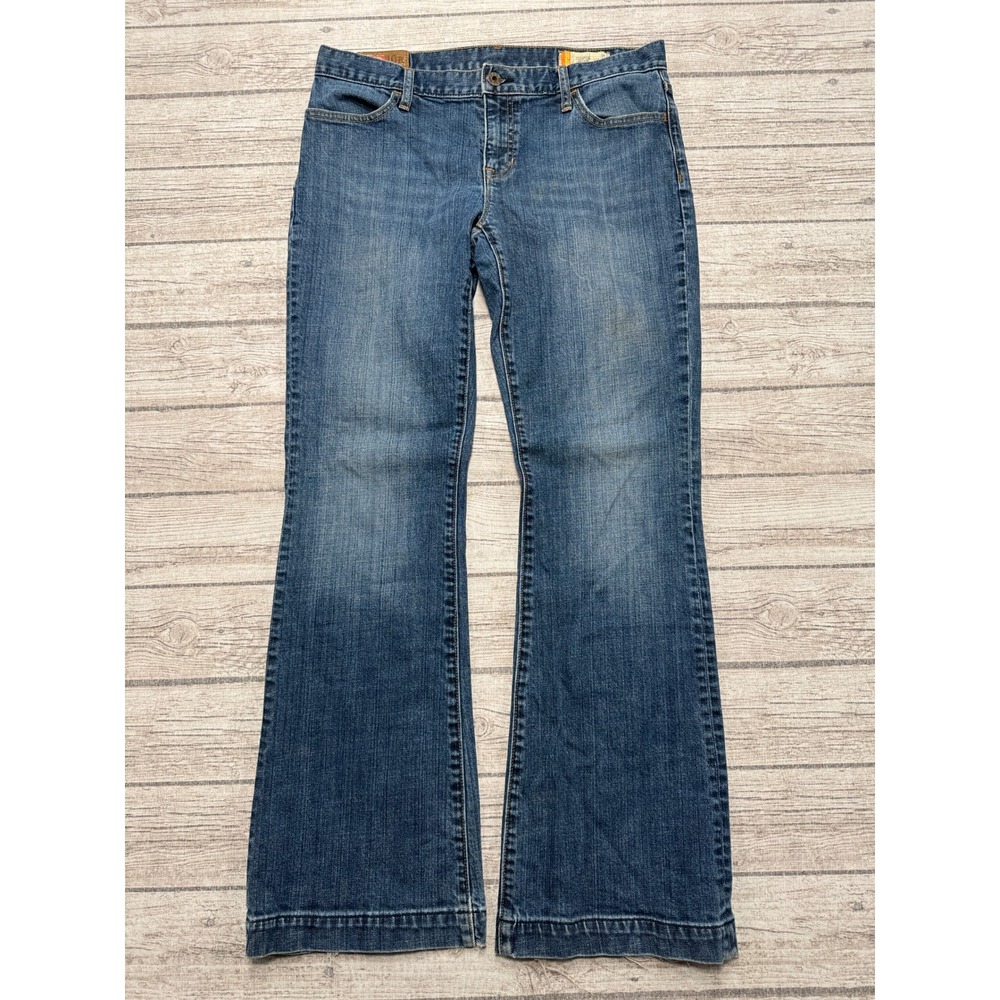 Y2K Gap Jeans Women's 10R Blue Denim Long And Lean Bootcut Stretch Medium Wash